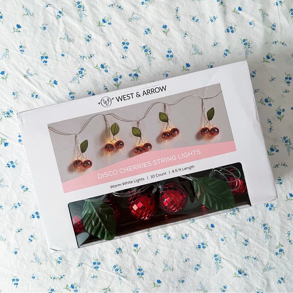 West & Arrow Disco Cherries String Lights
